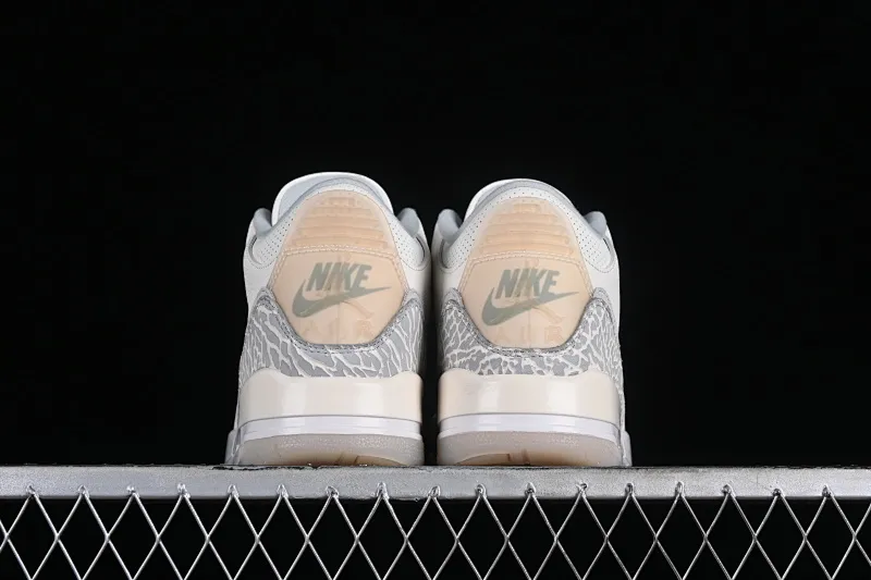 All categories Air Jordan Jordan series basketball shoes Air Jordan 3 foreign trade version Air Jordan 3 "Craft Ivory" AJ3 Joe 3 ivory white full head layer FJ9479-100